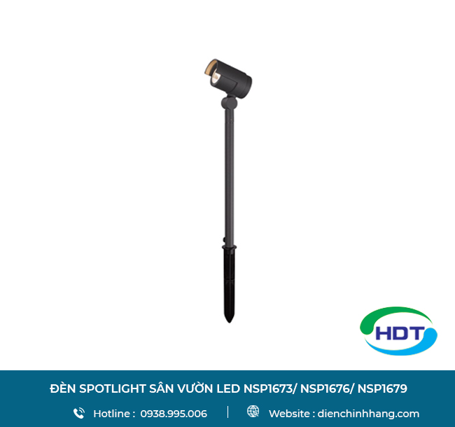 Đèn spotlight sân vườn LED Nanoco NSP1673/ NSP1676/ NSP1679