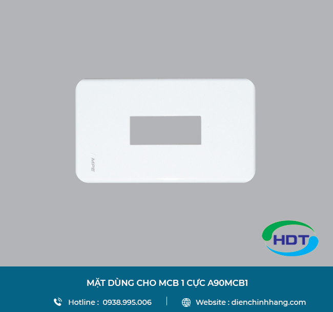 MẶT DÙNG CHO MCB 1 CỰC A90MCB1 | MAT DUNG CHO MCB 1 CUC A90MCB1