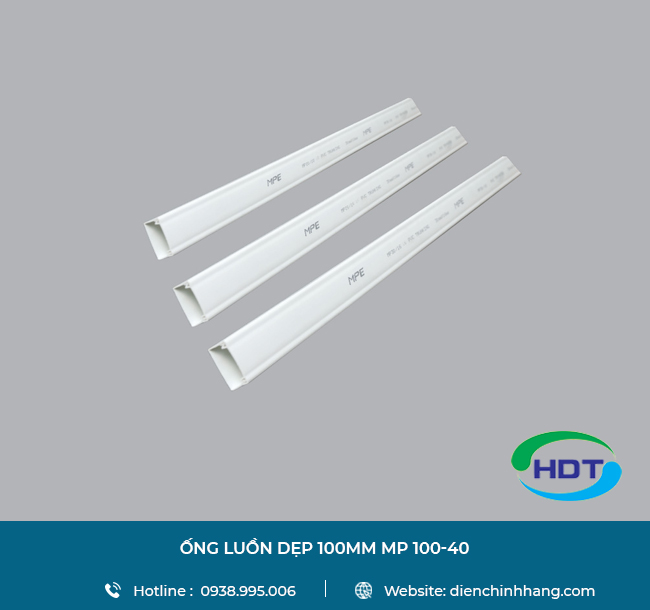 ỐNG LUỒN DẸP 100MM MPE MP 100-40 | ONG LUON DEP 100MM MPE MP 100-40