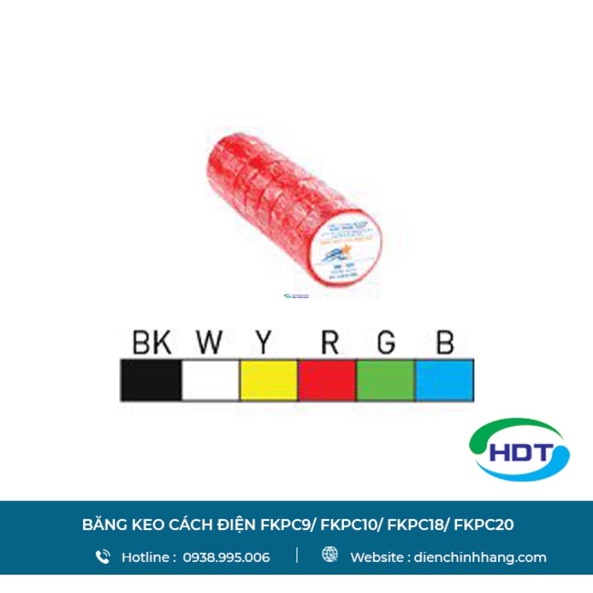 Băng keo cách điện Nanoco FKPC9/ FKPC10/ FKPC18/ FKPC20