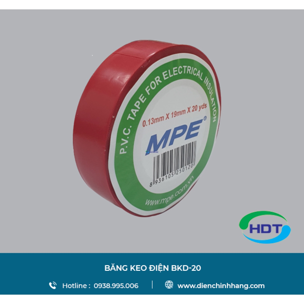 BĂNG KEO ĐIỆN MPE BKR - 20