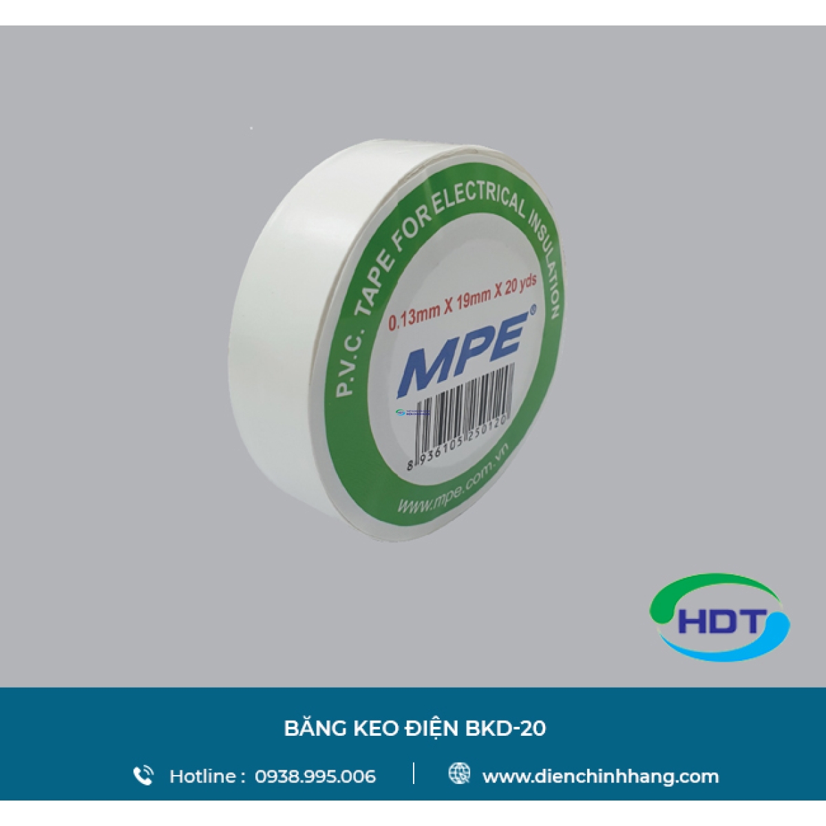BĂNG KEO ĐIỆN MPE BKW-20