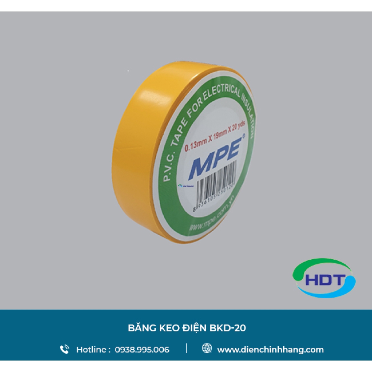 BĂNG KEO ĐIỆN MPE BKY-20