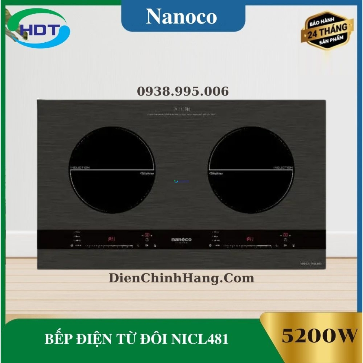  BẾP ĐIỆN TỪ ĐÔI NICL481