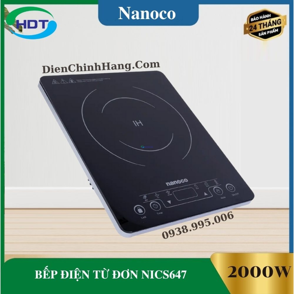BẾP ĐIỆN TỪ ĐƠN NICS647
