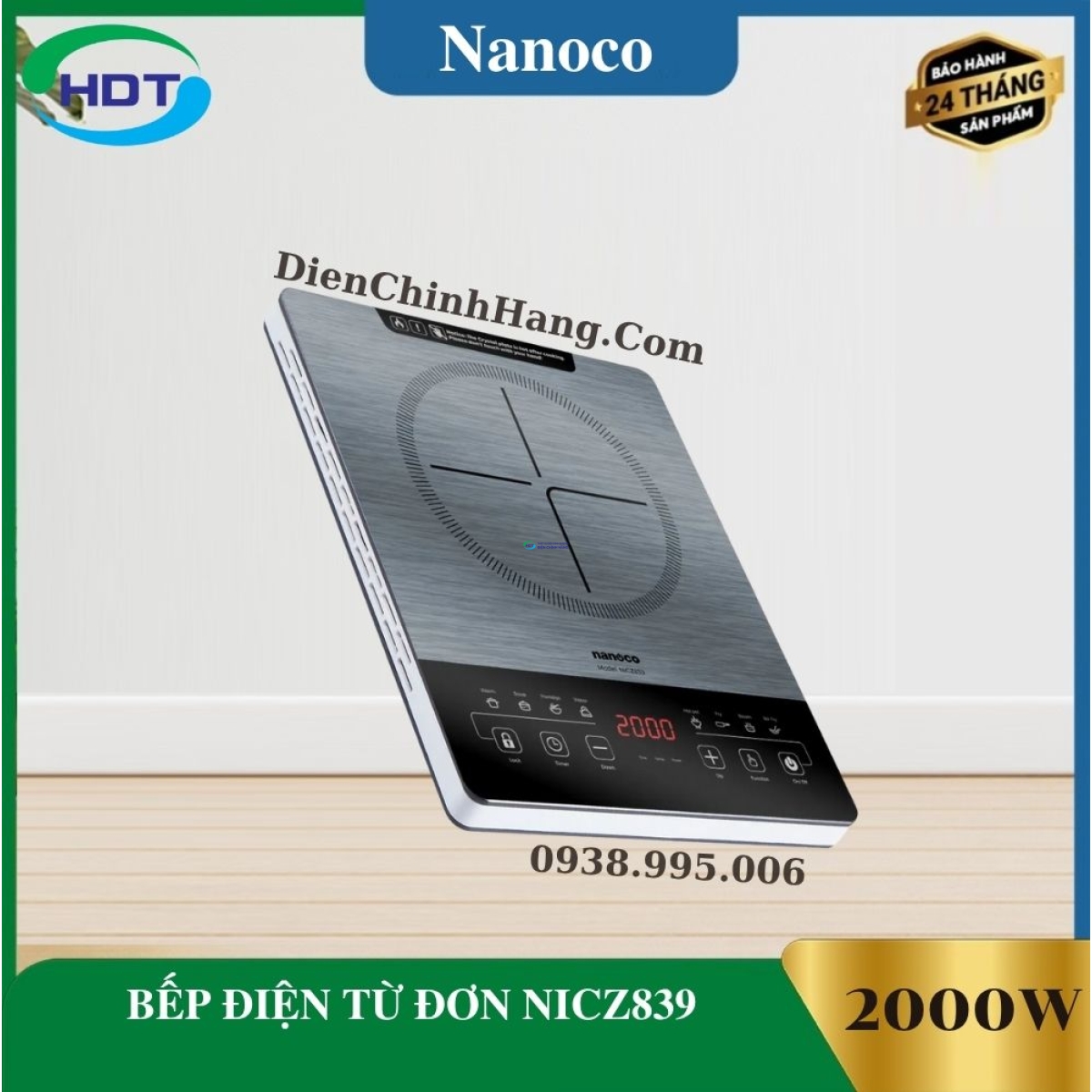 BẾP ĐIỆN TỪ ĐƠN NICZ839