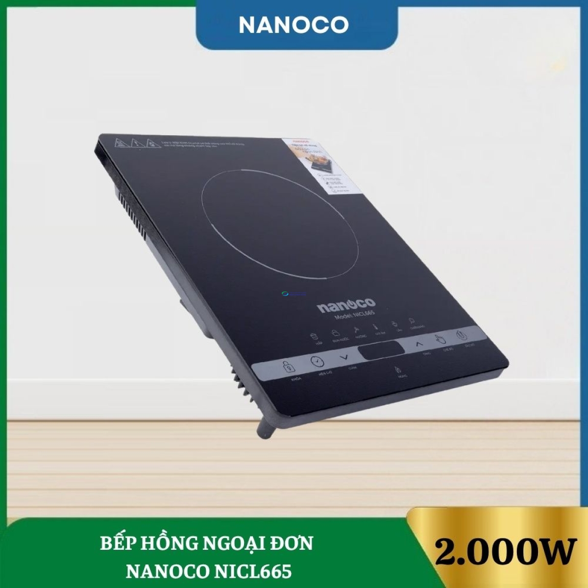 Bếp Hồng Ngoại Đơn Nanoco NICL665