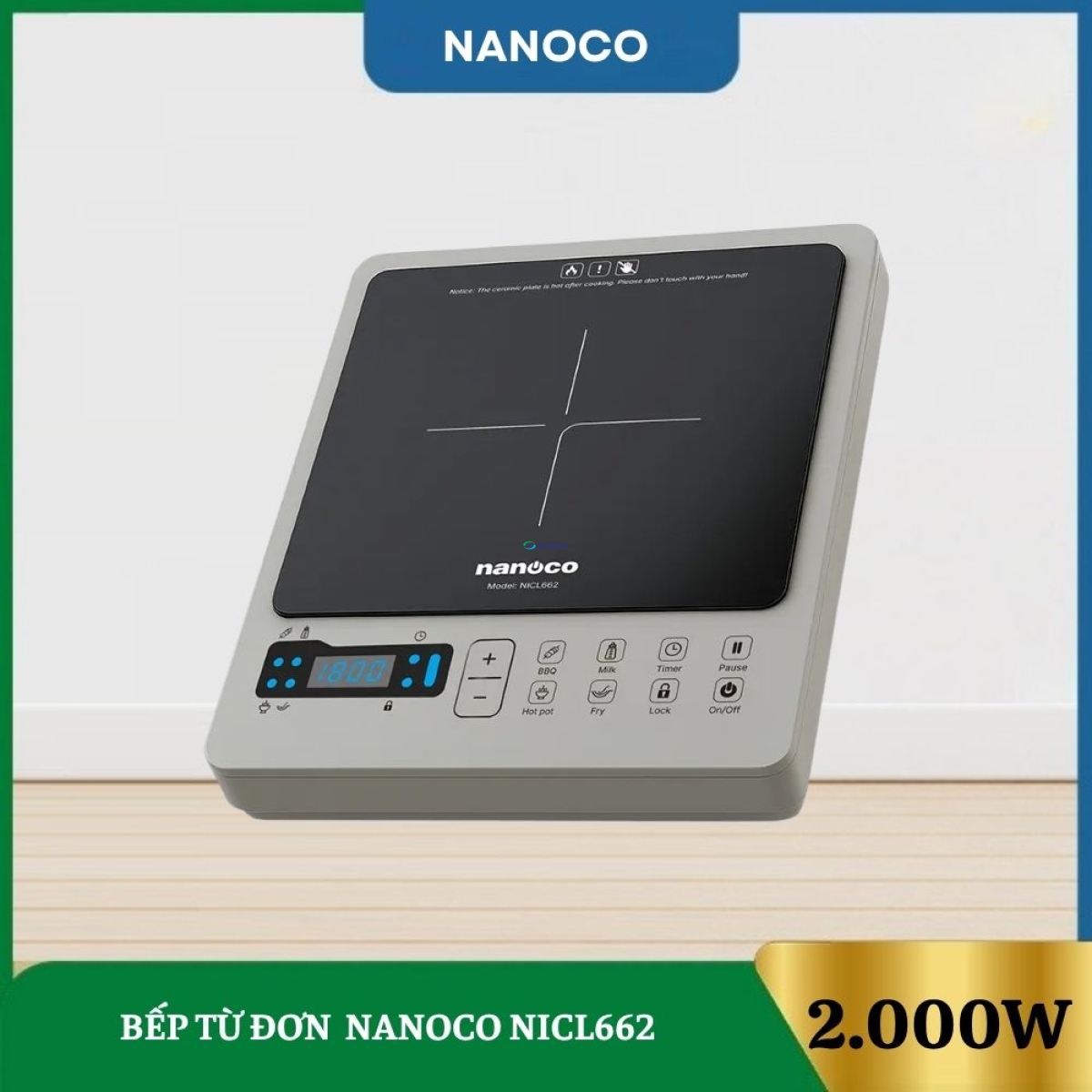 Bếp Từ Đơn Nanoco NICL662