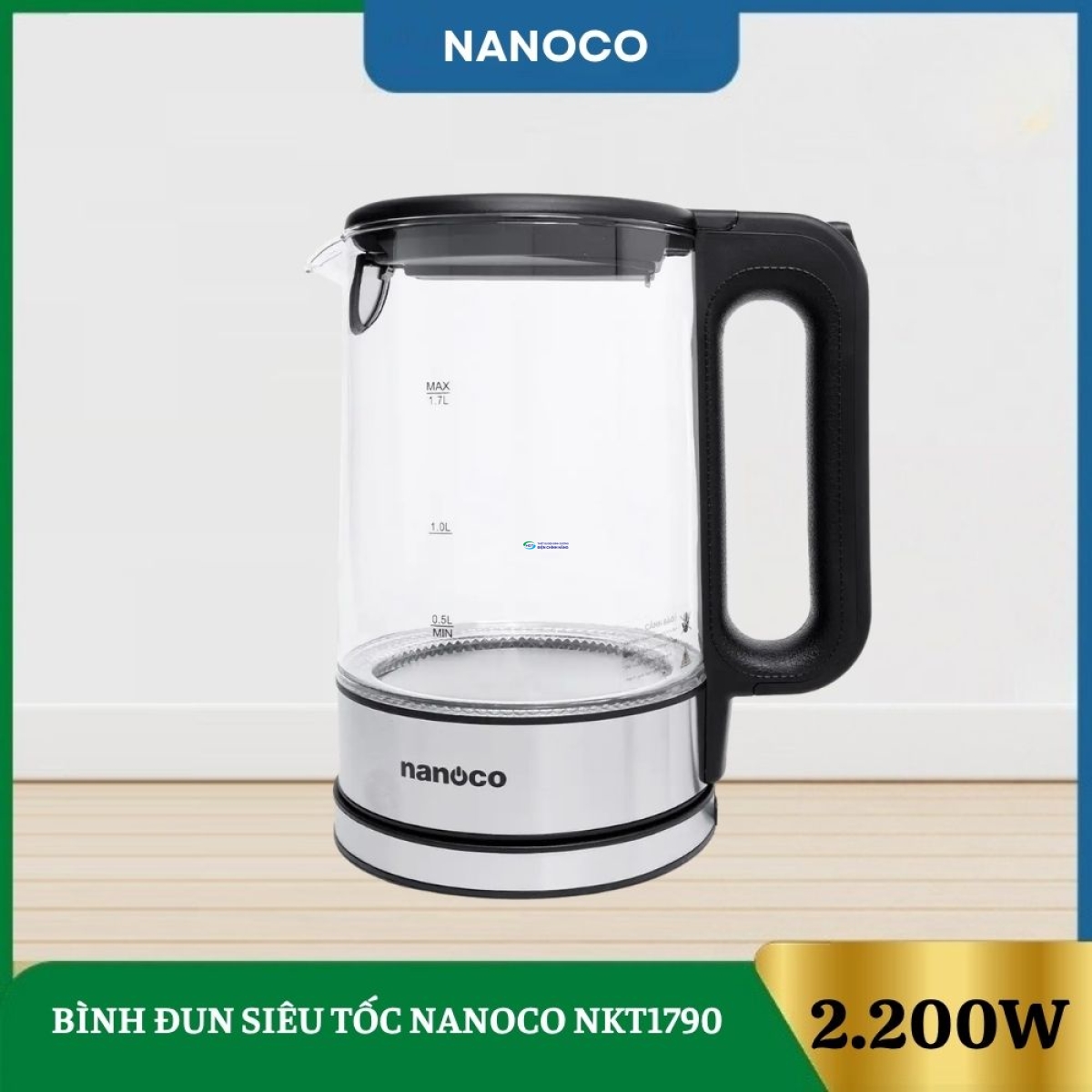 Bình Đun Siêu Tốc Nanoco NKT1790