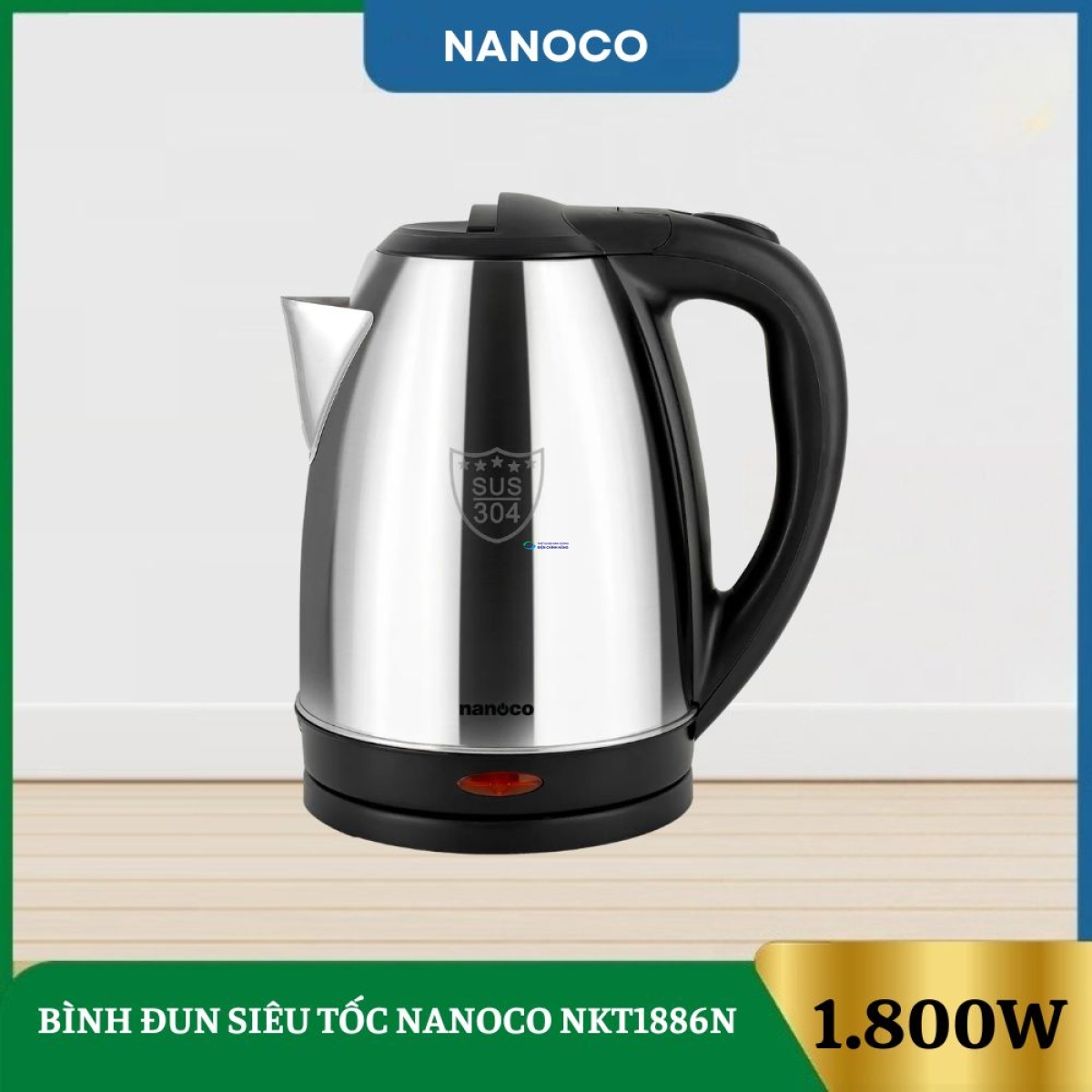 Bình Đun Siêu Tốc Nanoco NKT1886N