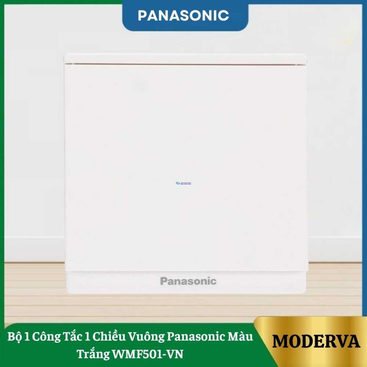 Bộ 1 Công Tắc 1 Chiều Vuông Panasonic Màu Trắng WMF501-VN