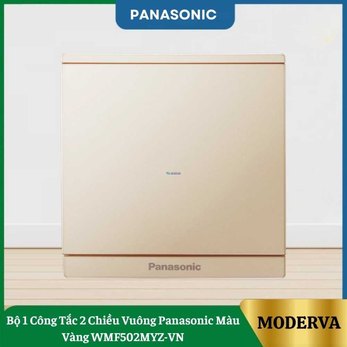 Bộ 1 Công Tắc 2 Chiều Vuông Panasonic Màu Vàng WMF502MYZ-VN