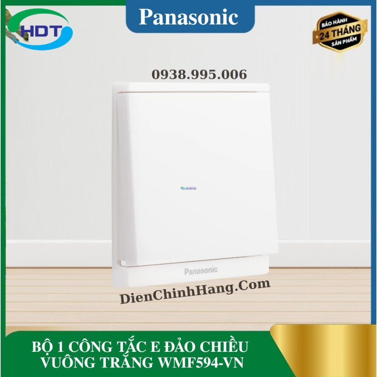  BỘ 1 CÔNG TẮC E ĐẢO CHIỀU VUÔNG TRẮNG WMF594-VN