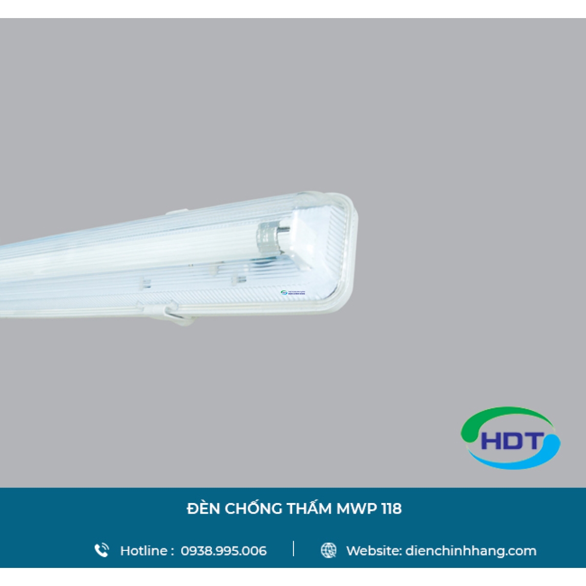 BỘ MÁNG CHỐNG THẤM MPE SỬ DỤNG LED TUBE 1 BÓNG 0.6M