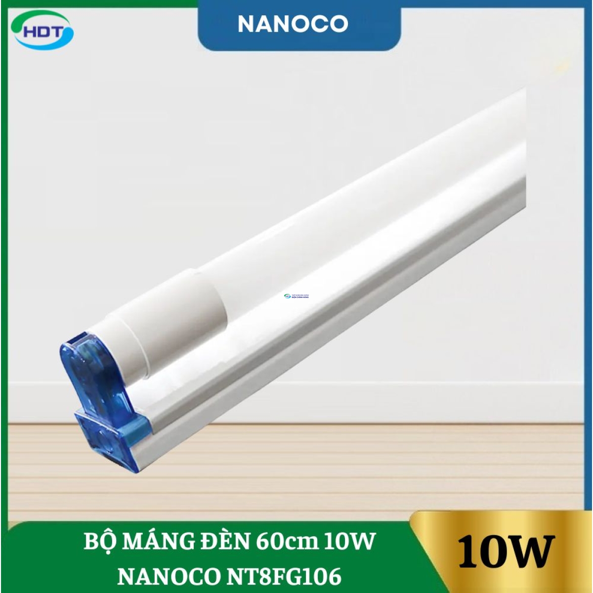 Bộ Máng Đèn 60cm 10W Nanoco NT8FG106