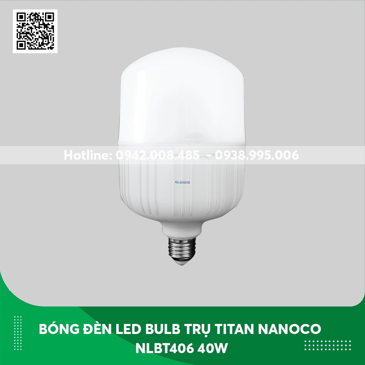 Bóng đèn led tròn Nanoco 40W NLBT406, NLBT403