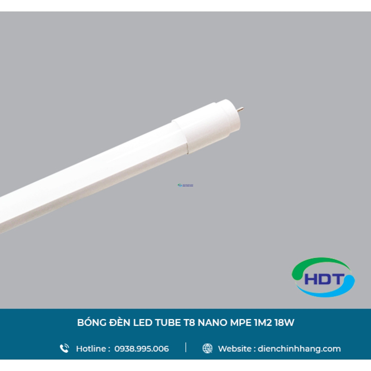 BÓNG ĐÈN LED TUBE MPE T8 NHỰA 1M2 18W NT8-120T/V