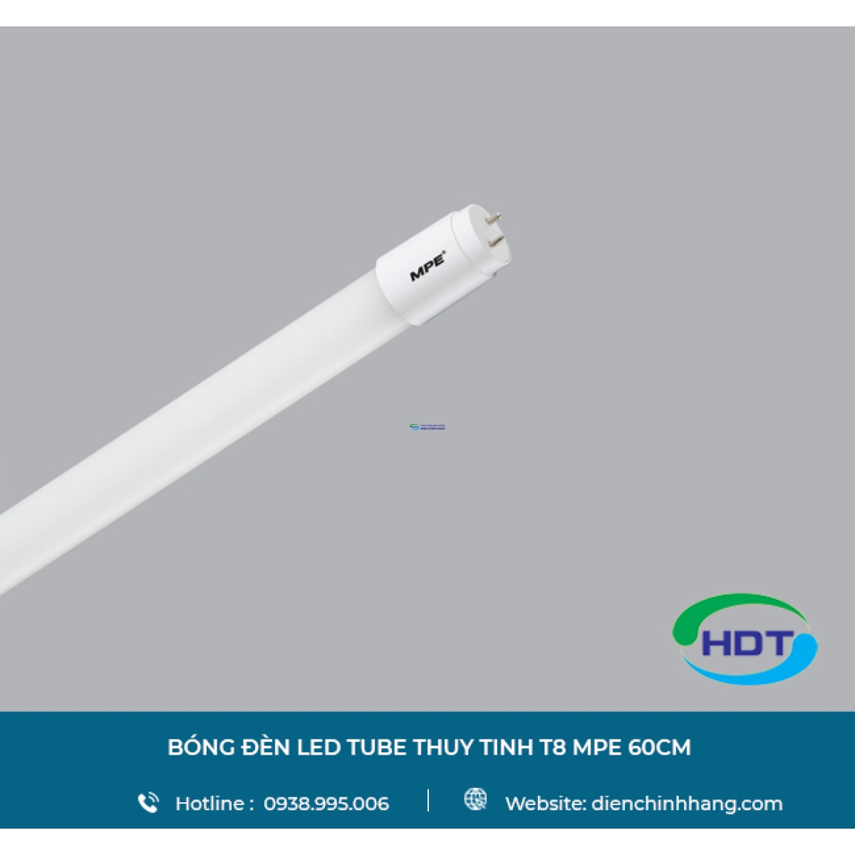 BÓNG ĐÈN LED TUBE THỦY TINH T8 MPE 60CM
