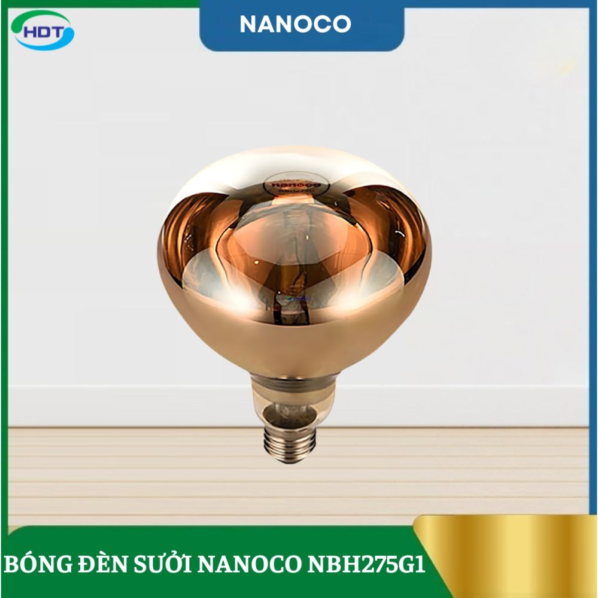 Đèn Sưởi Nhà Tắm Âm Trần Nanoco NBH275G1