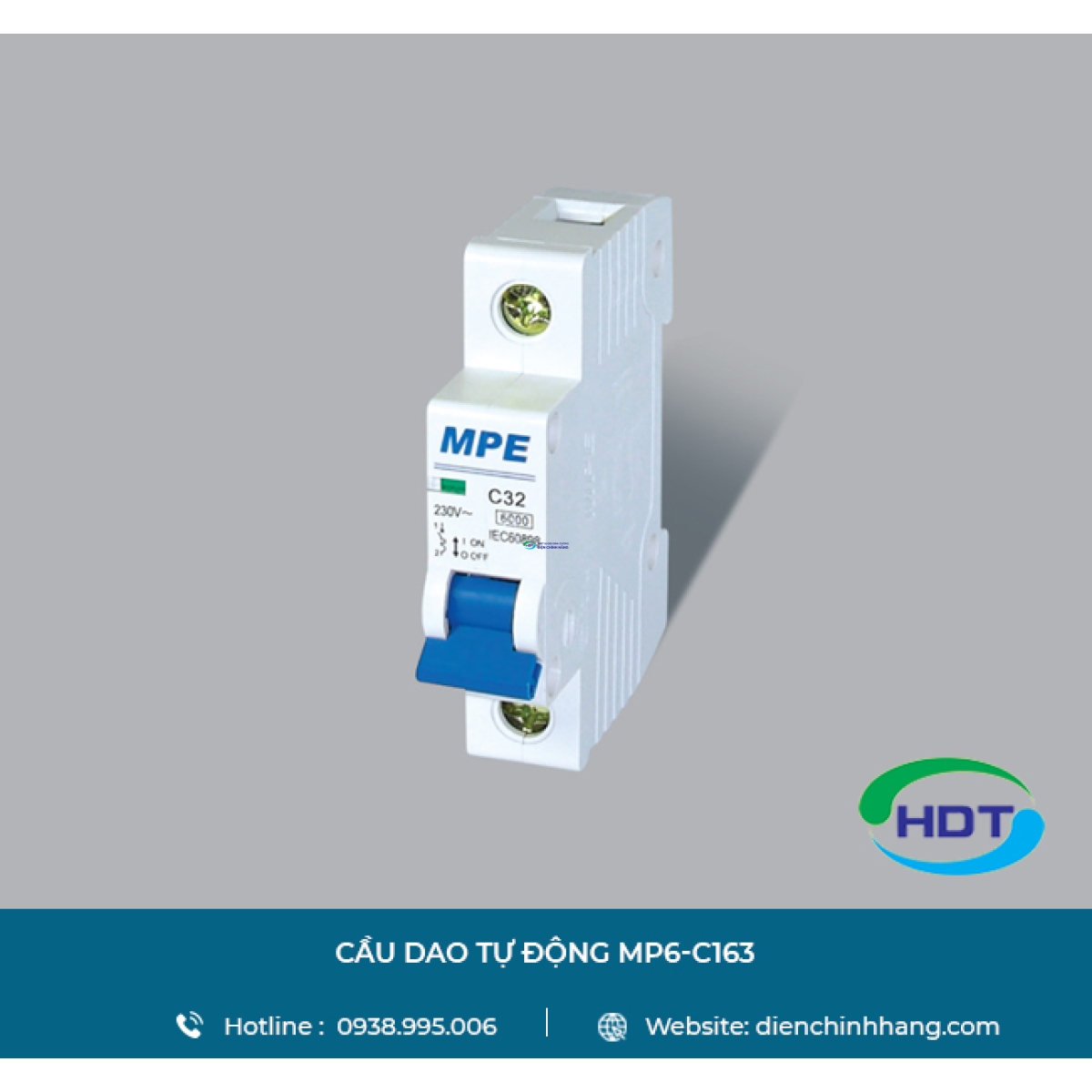 CẦU DAO TỰ ĐỘNG MP6-C163