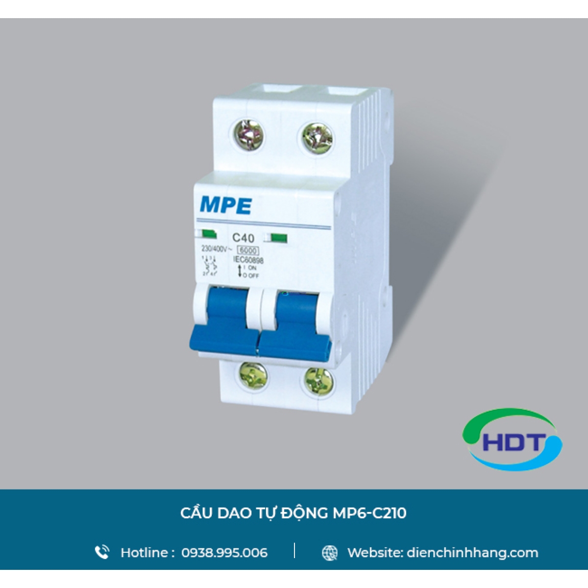 CẦU DAO TỰ ĐỘNG MPE MP6-C210