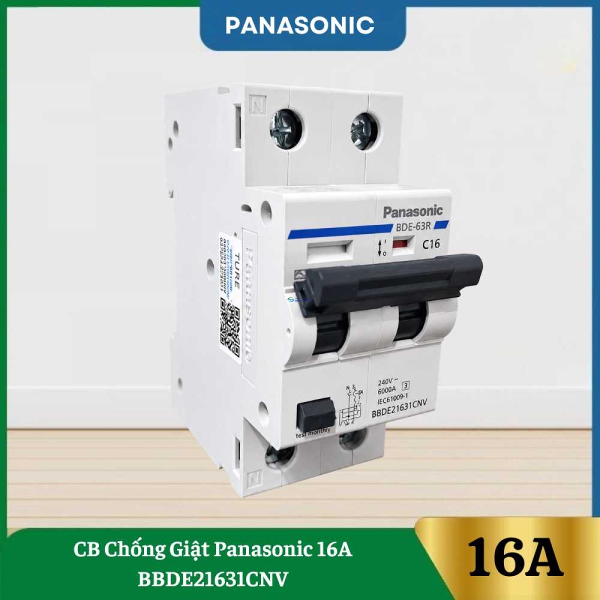 CB Chống Giật Panasonic 16A BBDE21631CNV