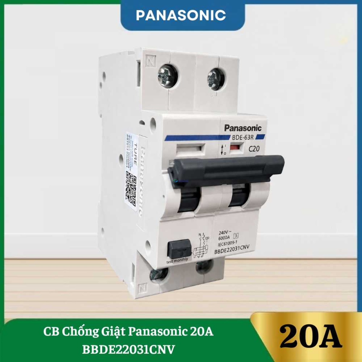 CB Chống Giật Panasonic 20A BBDE22031CNV