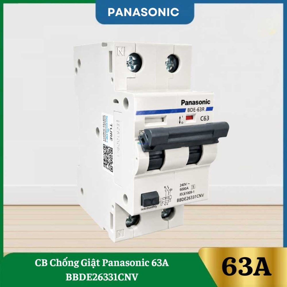 CB Chống Giật Panasonic 63A BBDE26331CNV