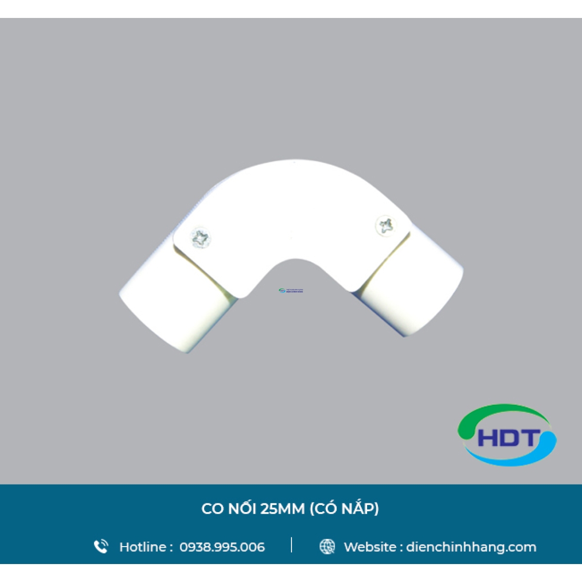 CO NỐI MPE 25MM (CÓ NẮP)