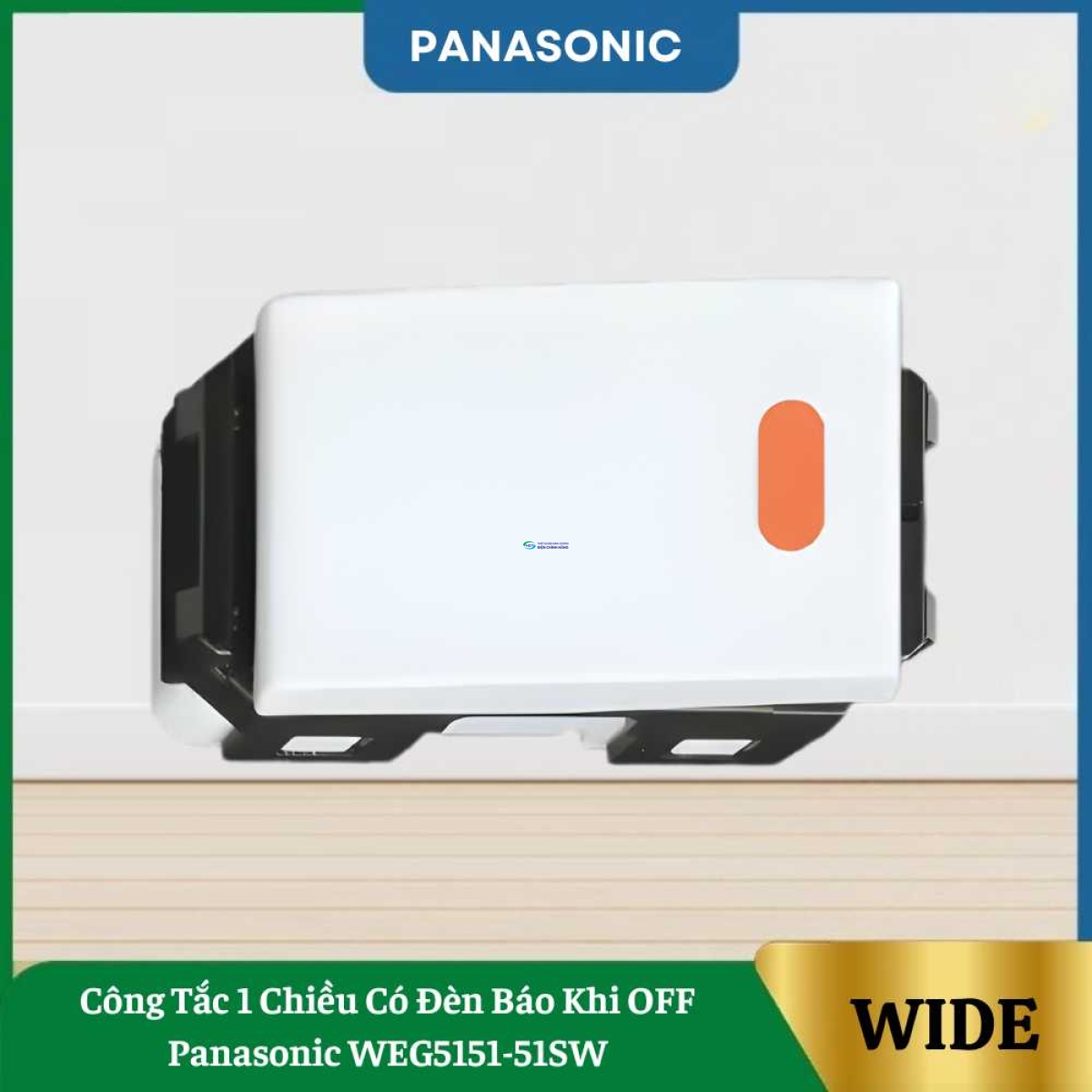 Công Tắc 1 Chiều Có Đèn Báo Khi OFF Panasonic WEG5151-51SW
