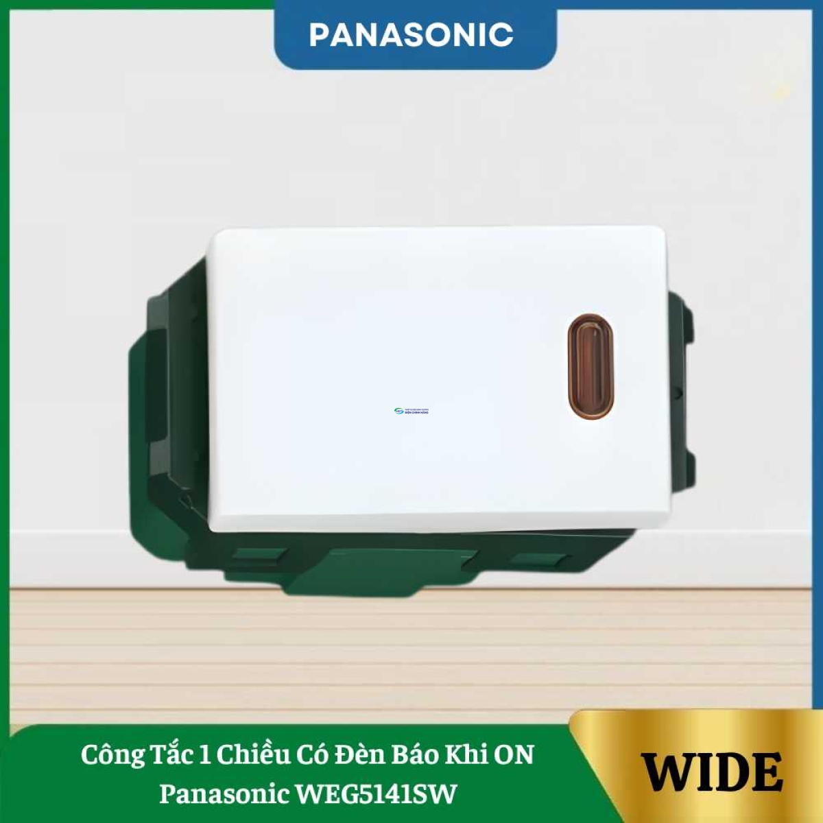 Công Tắc 1 Chiều Có Đèn Báo Khi ON Panasonic WEG5141SW