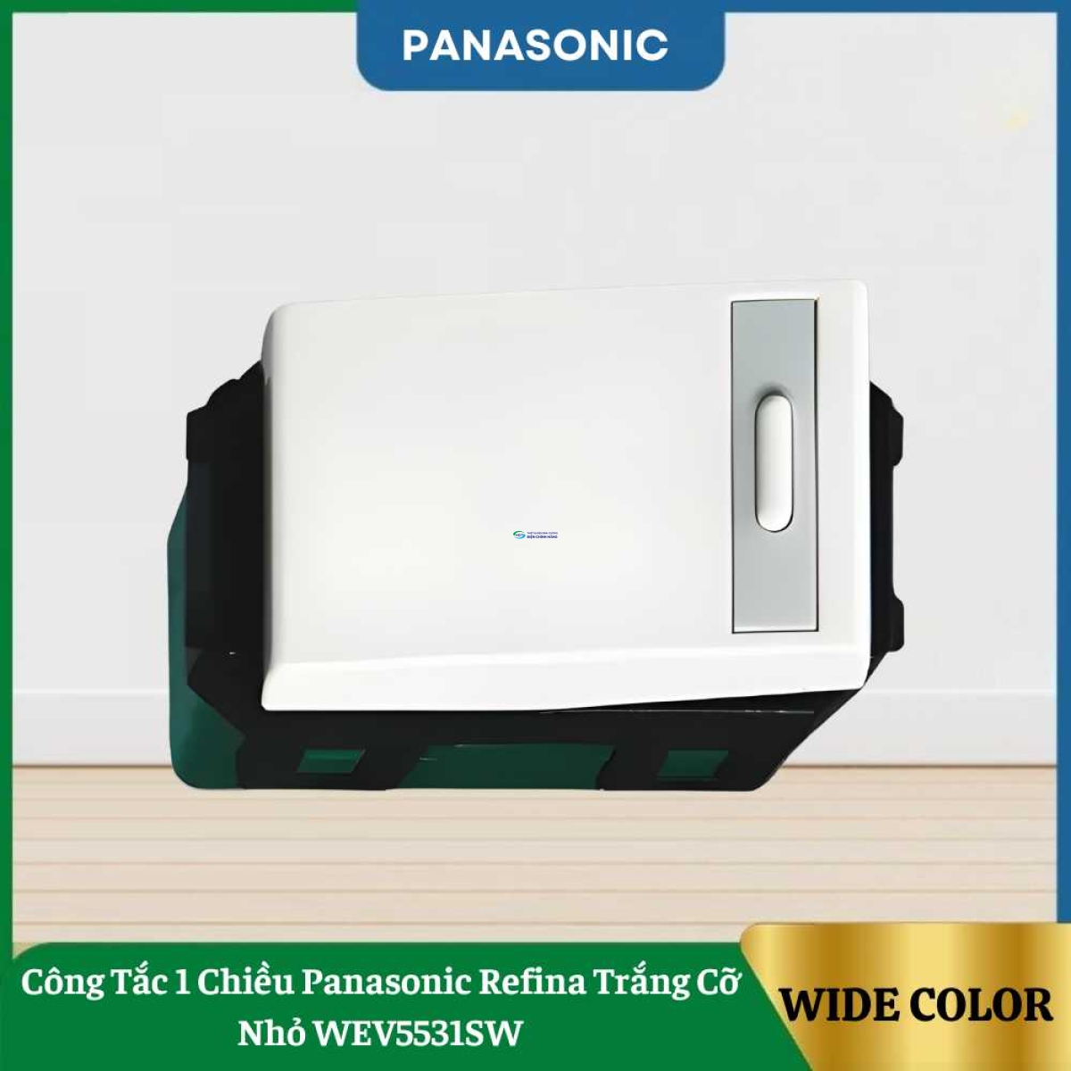 Công Tắc 1 Chiều Panasonic Refina Trắng Cỡ Nhỏ WEV5531SW