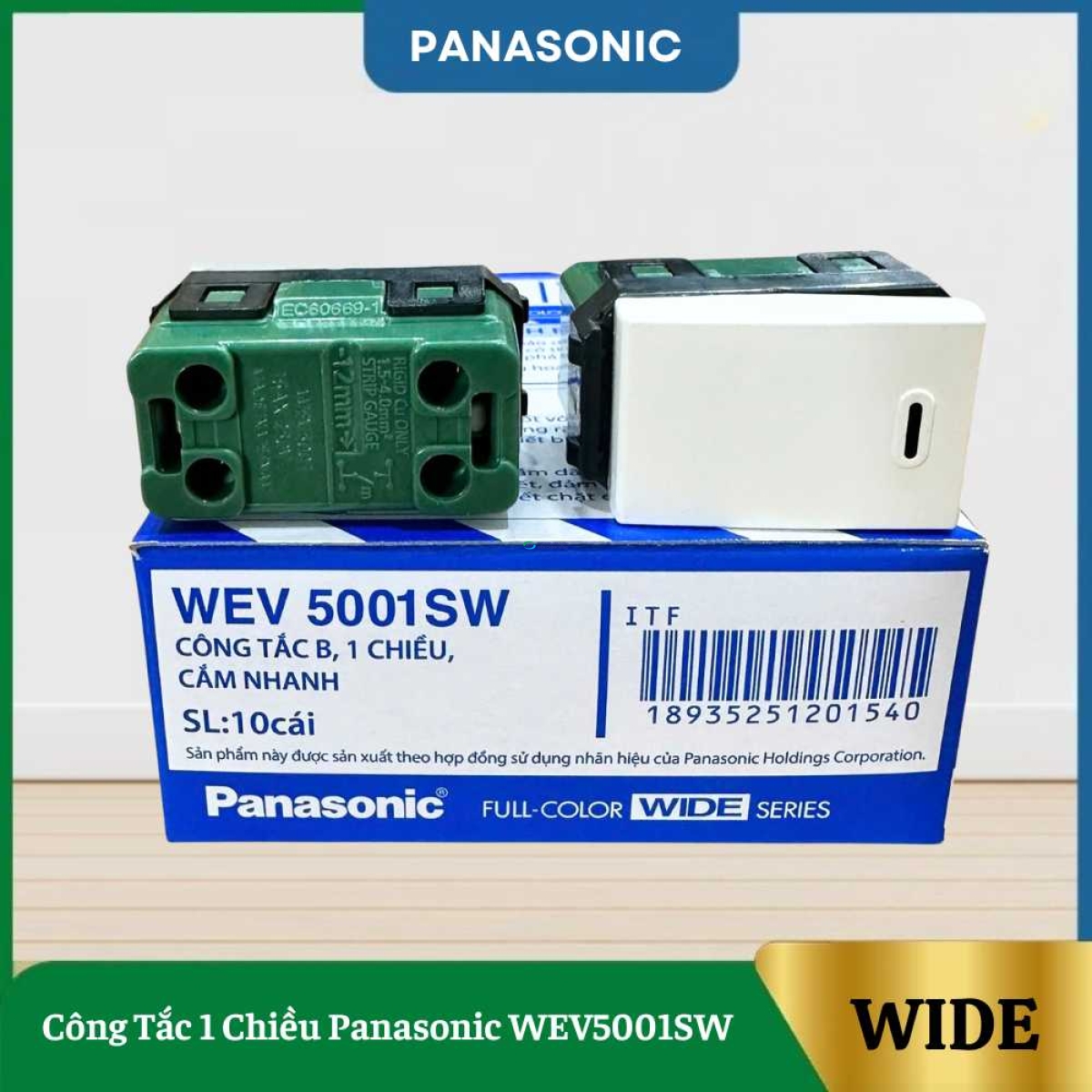 Công Tắc 1 Chiều Panasonic WEV5001SW