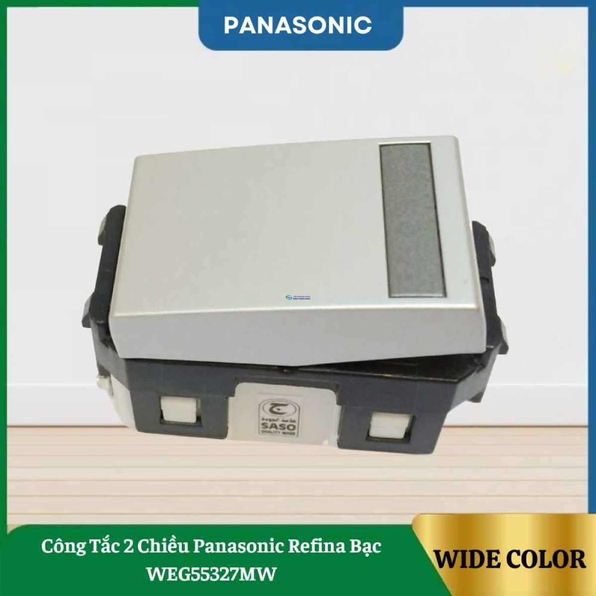 Công Tắc 2 Chiều Panasonic Refina Bạc WEG55327MW