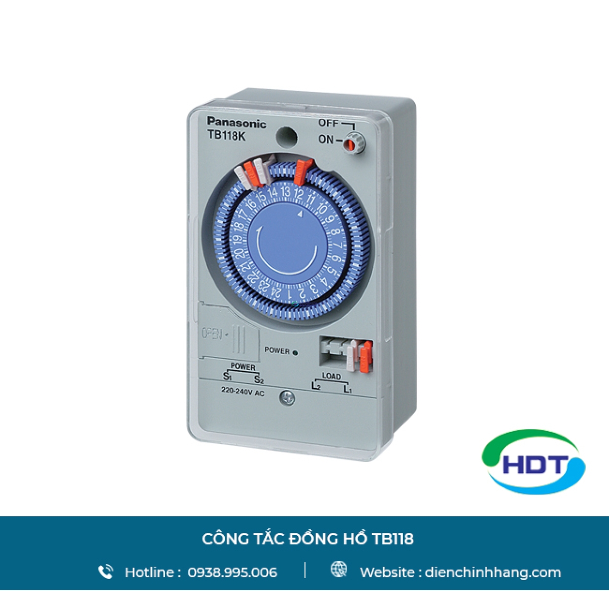 Công tắc hẹn giờ Panasonic TB118