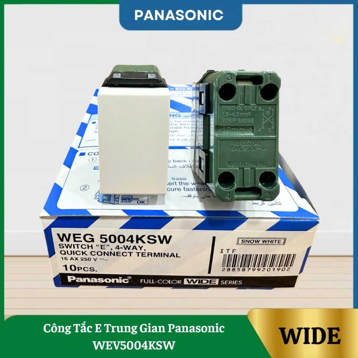 Công Tắc E Trung Gian Panasonic WEV5004KSW