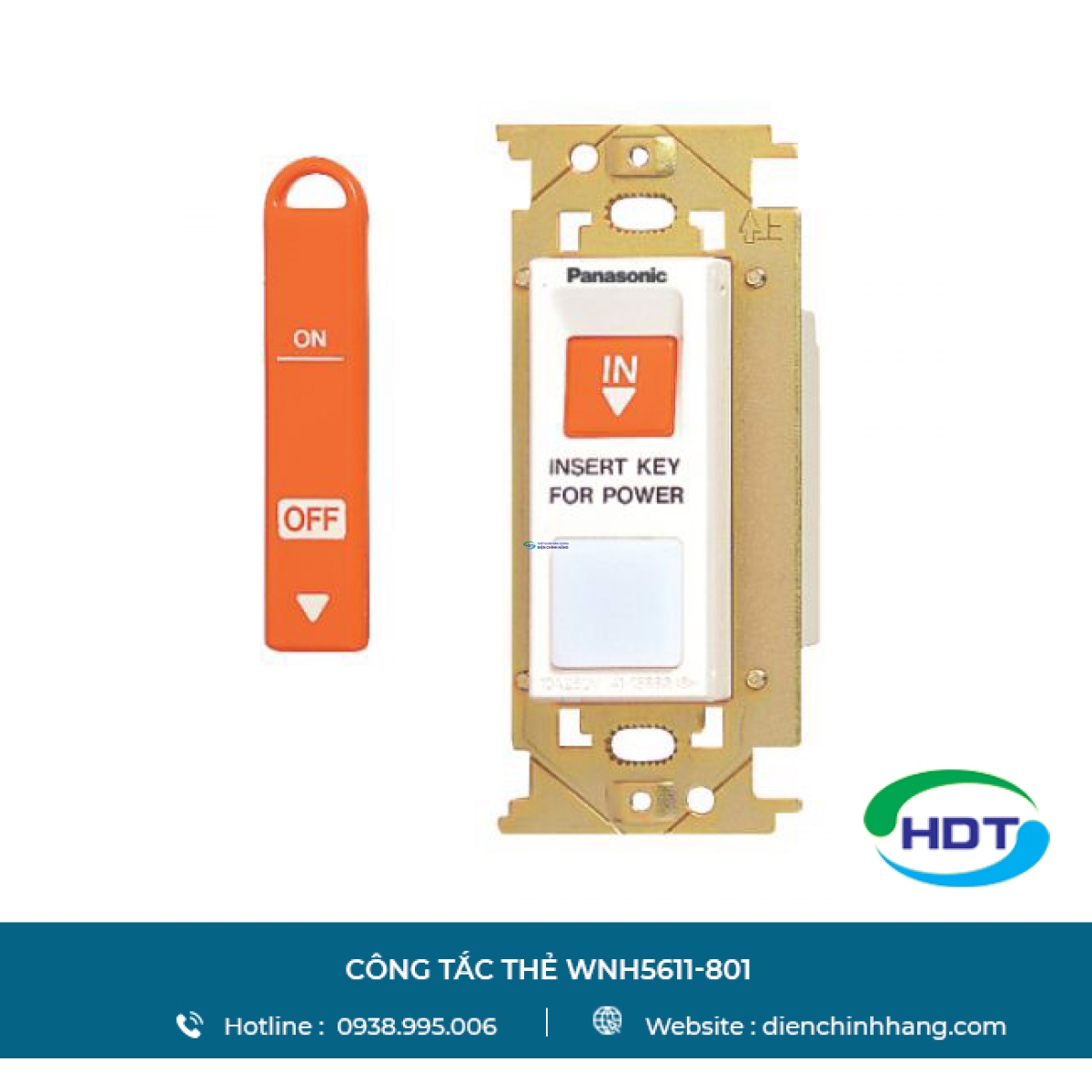 Công tắc thẻ Panasonic WNH5611-801
