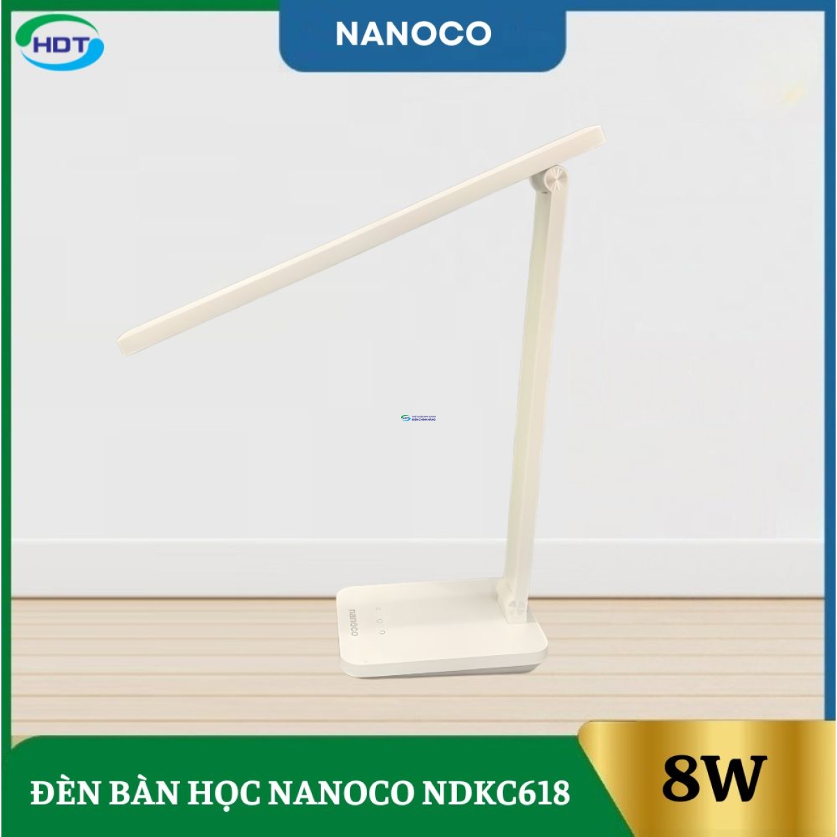 Đèn Bàn Học 8W Nanoco NDKC618