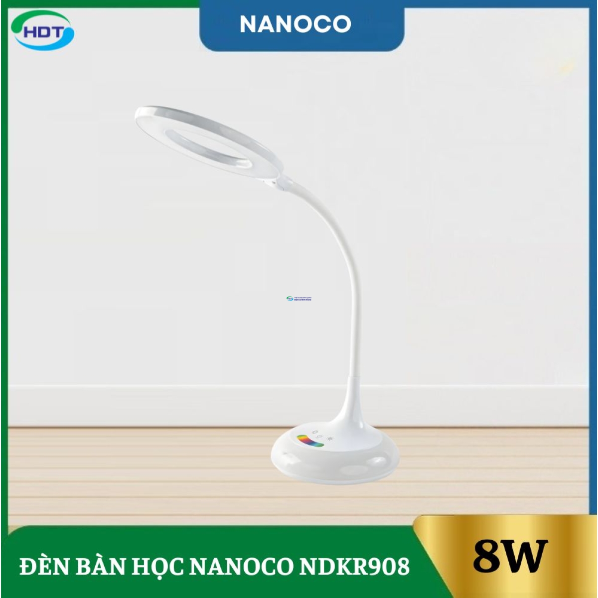 Đèn Bàn Học 8W Nanoco NDKR908