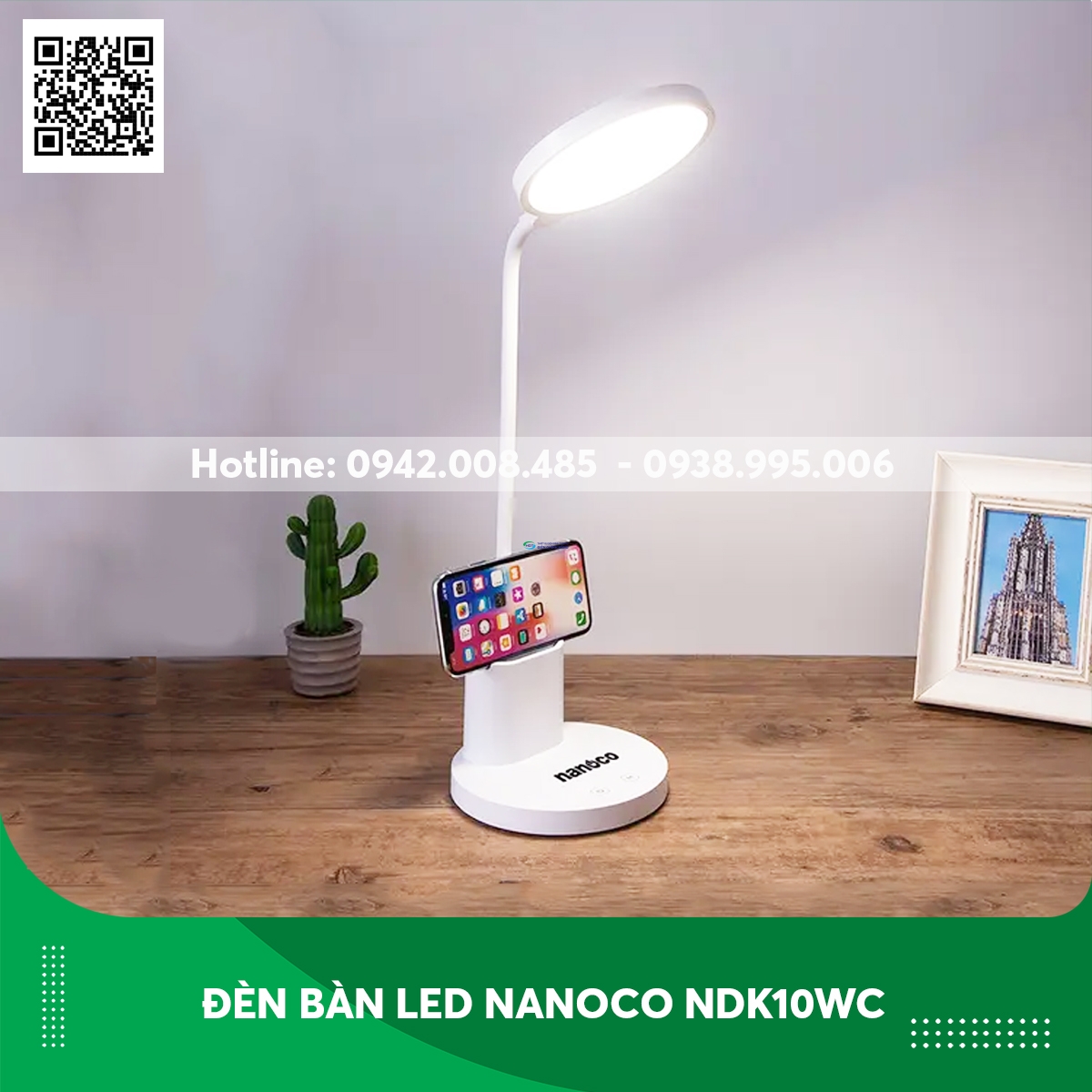 Đèn bàn LED Nanoco NDK10WC