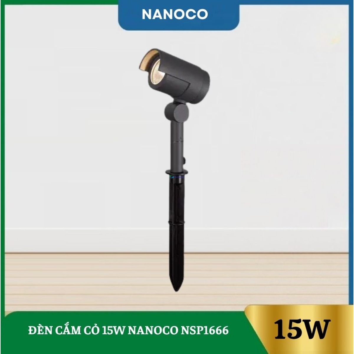 Đèn Cắm Cỏ 15W Nanoco NSP1666