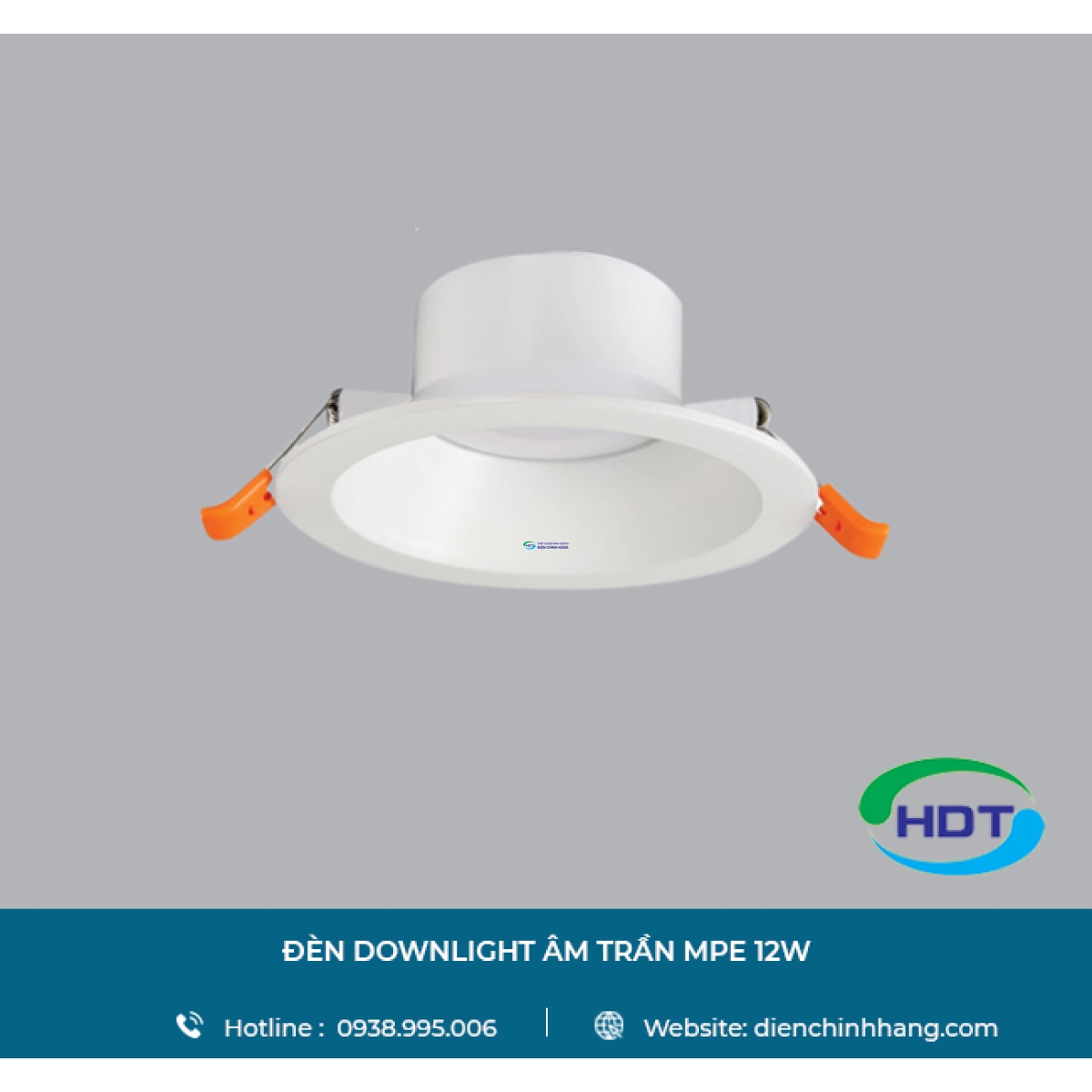  ĐÈN LED ÂM TRẦN MPE DLF-12W