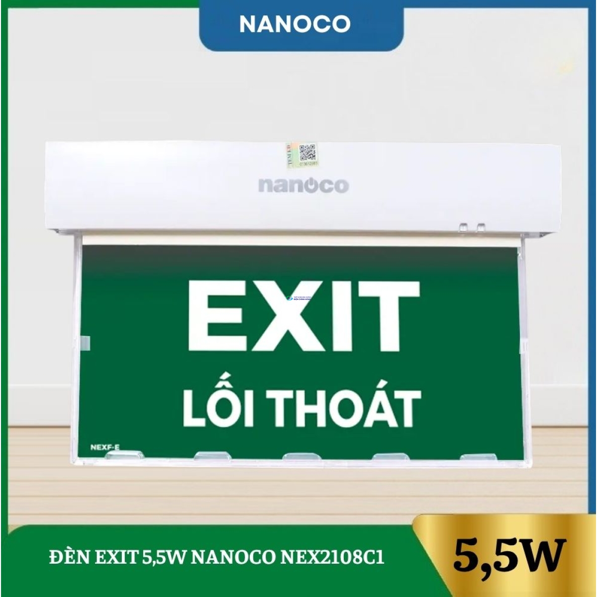 Đèn Exit Nanoco NEX2108C1