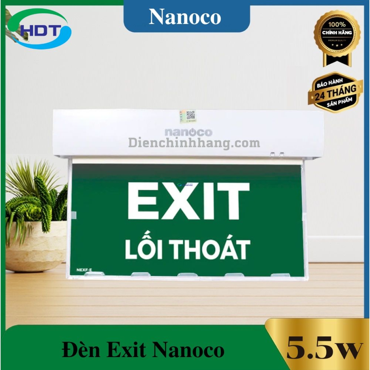 Đèn exit sự cố Nanoco NEX2108C1