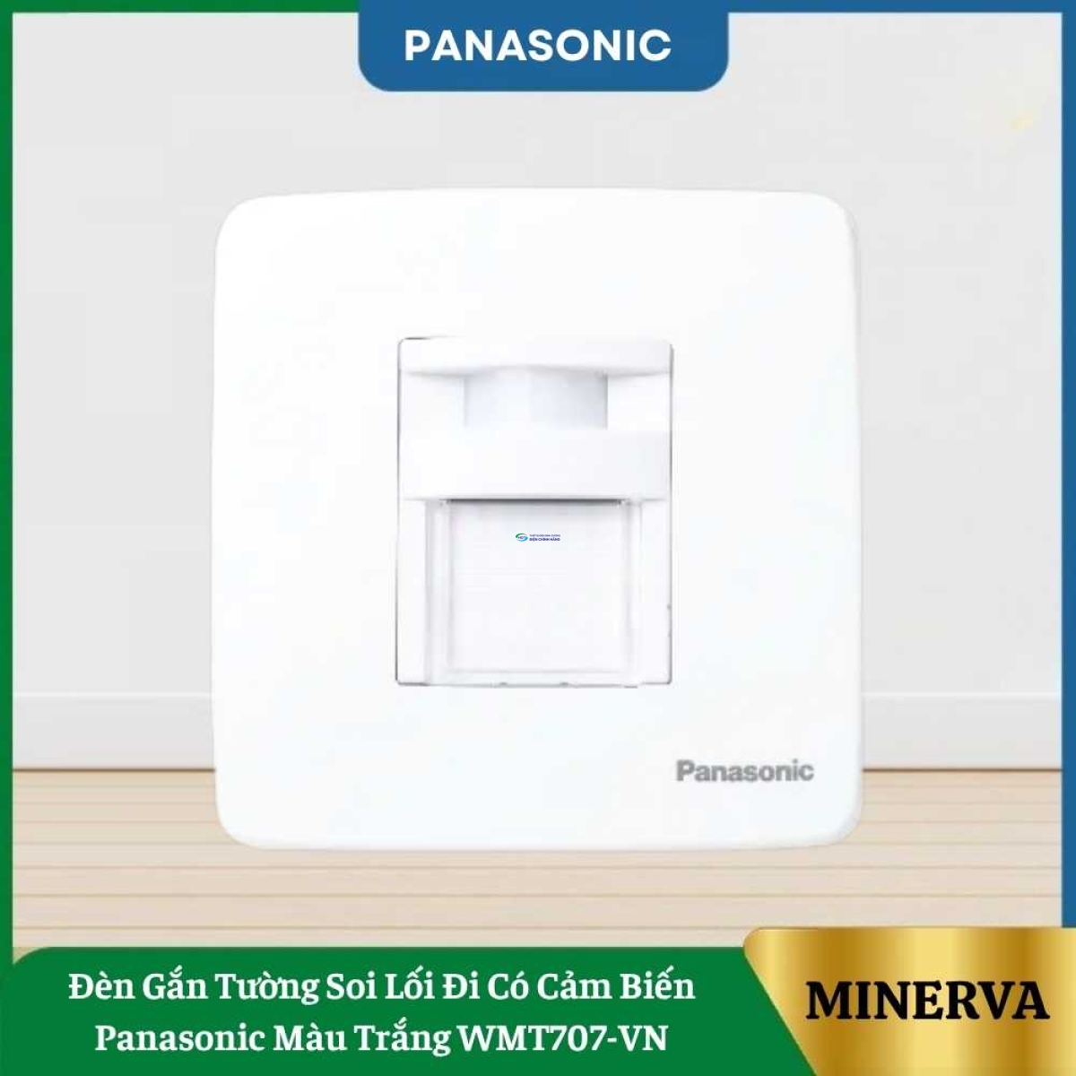 Đèn Gắn Tường Soi Lối Đi Có Cảm Biến Panasonic Màu Trắng WMT707-VN