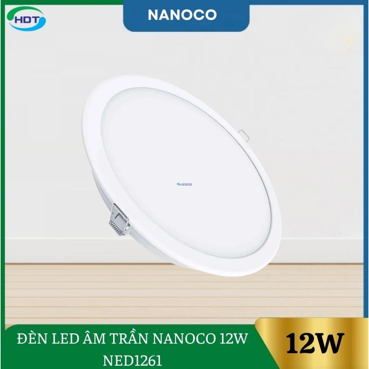 Đèn Led Âm Trần Nanoco 12W NED1261