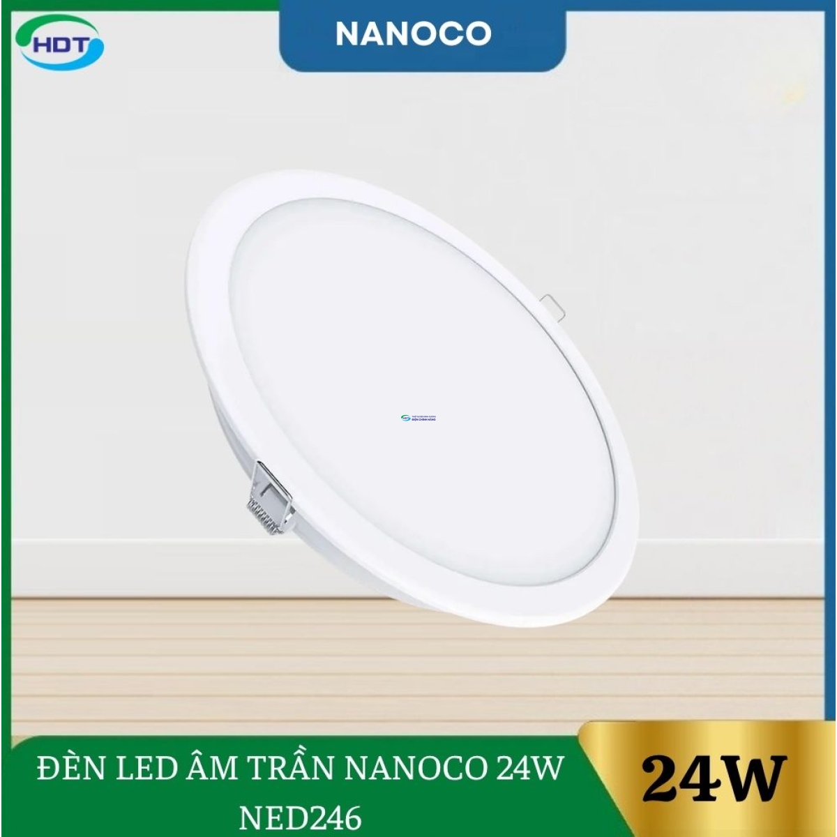 Đèn LED âm trần Nanoco 24W NED246
