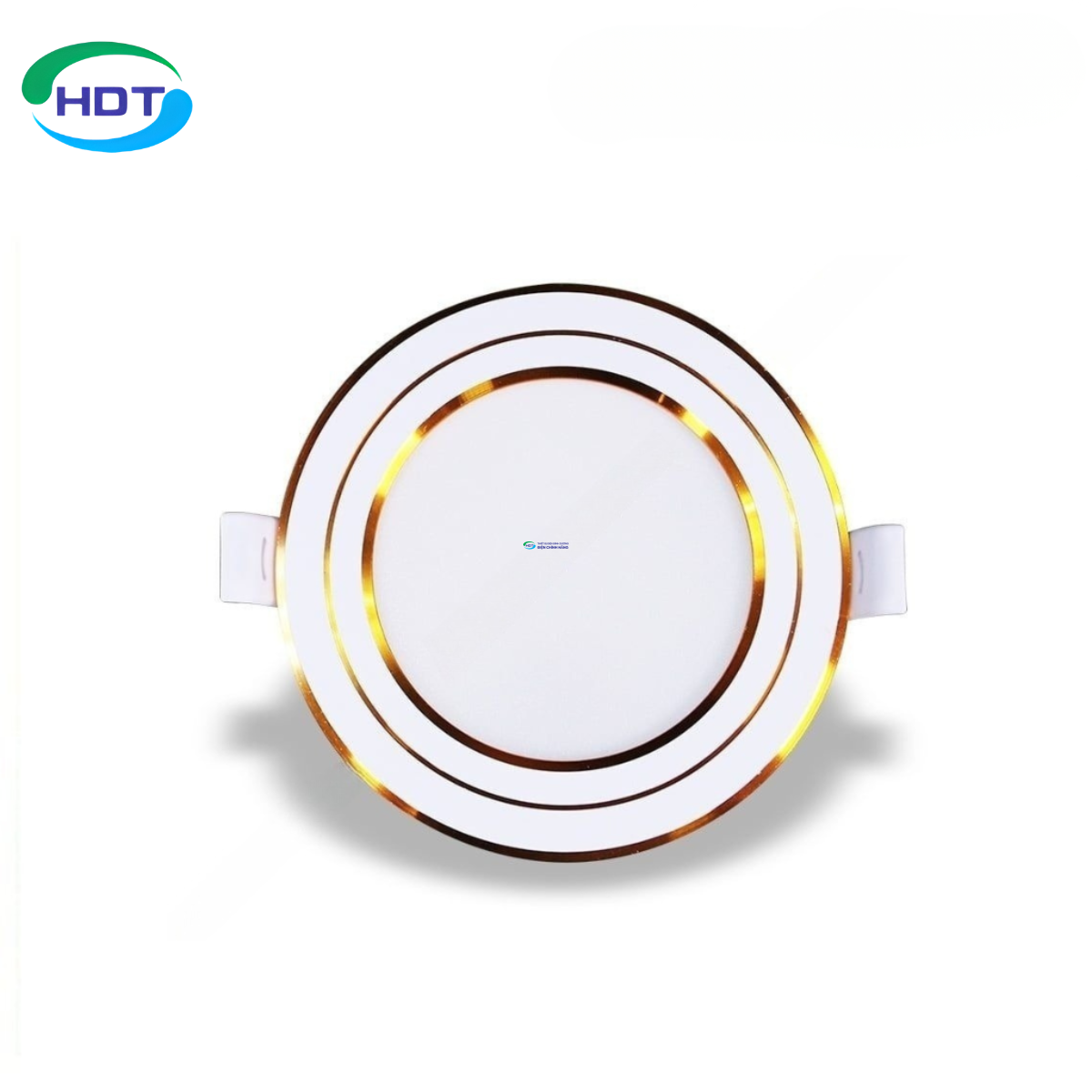 Đèn LED âm trần Nanoco 3S viền vàng 9w 