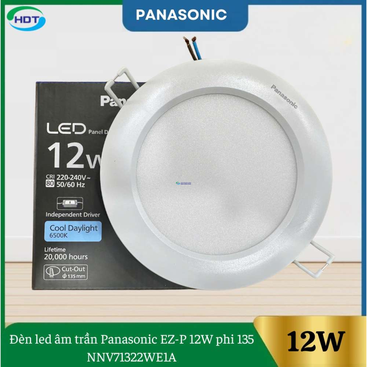 Đèn Led Âm Trần Panasonic EZ-P 12W Phi 135 NNV71322WE1A