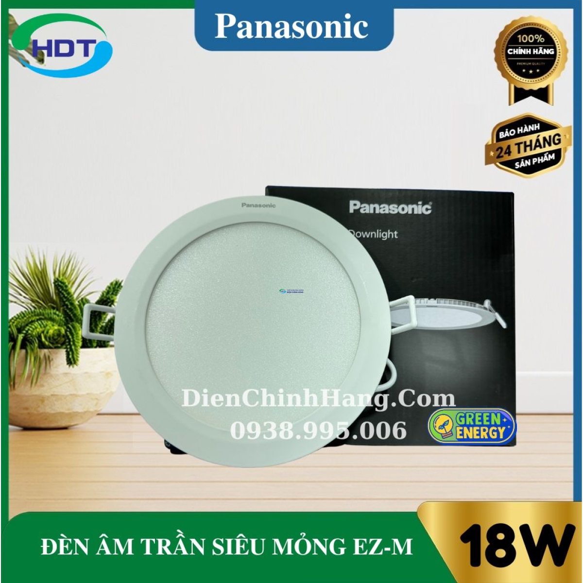 Đèn LED âm trần Panasonic EZ-M NNNC7650488/ NNNC7655488/ NNNC7651488 18W